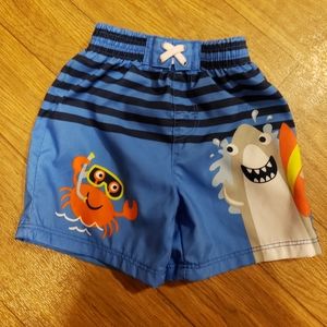 Size 12 Month Boys Swim Trunks